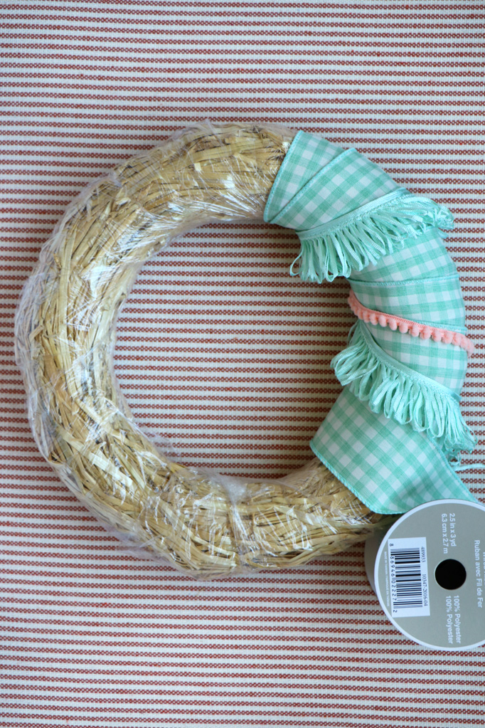 DIY Colorful Easter Wreath