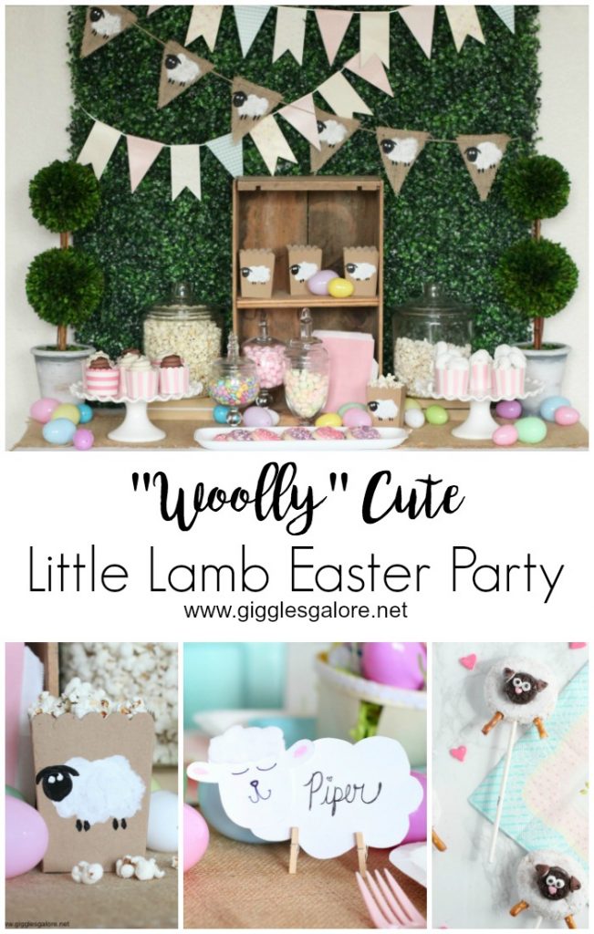 Woolly Cute Little Lamb Easter Party