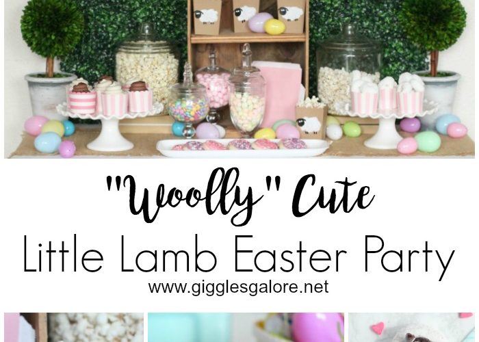 Woolly cute little lamb easter party