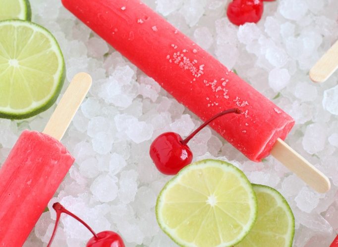 Sonic cherry limeade popsicle