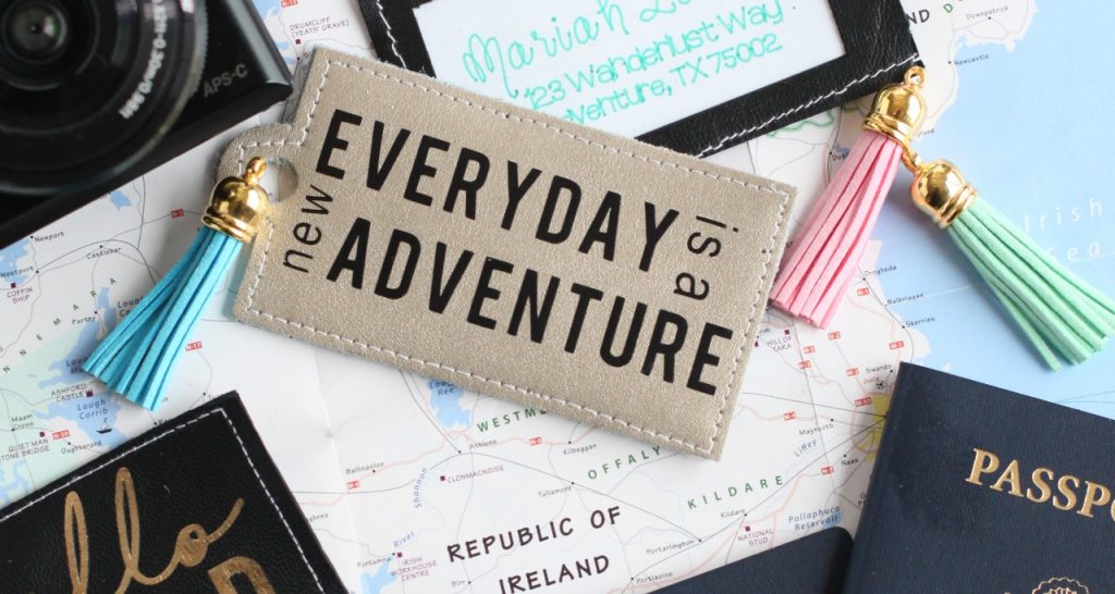 Diy leather luggage tags with cricut knife blade fb Diy leather luggage tags with cricut knife blade fb