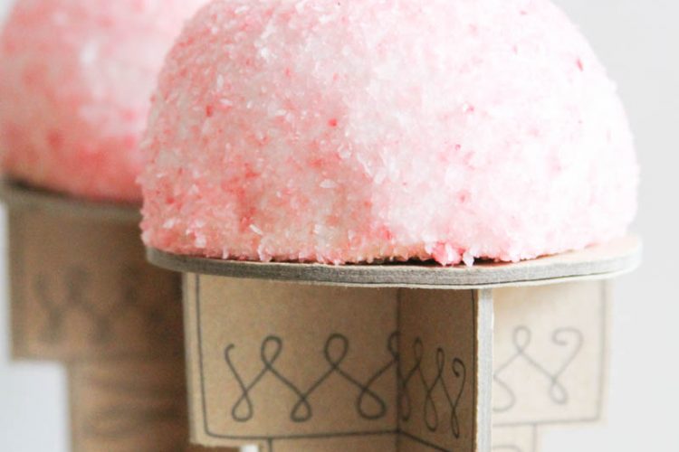 Everyday party magazine ice cream cone cupcake stand diy 8