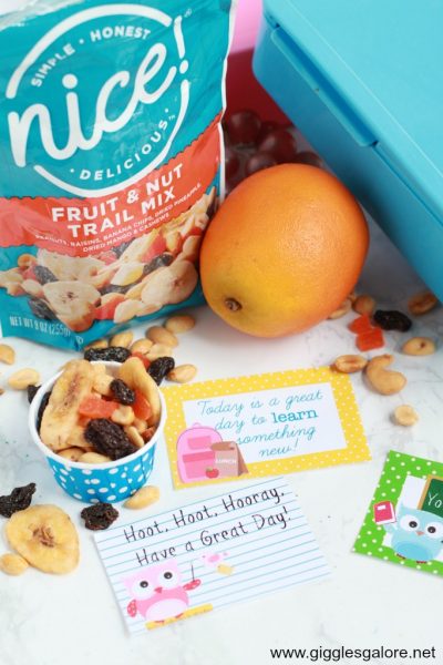 Back to school trail mix