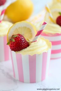 Strawberry Lemonade Cupcakes