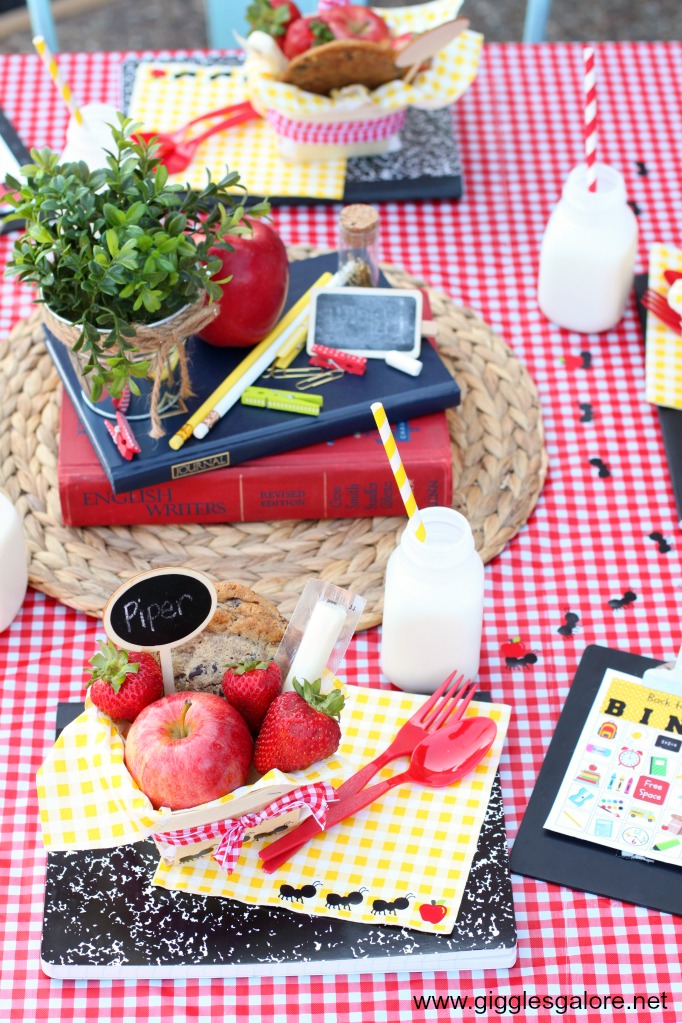 Back to School Picnic Party with Cricut