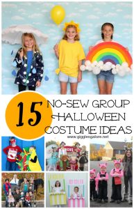 15 No-Sew Group Halloween Costume Ideas - Giggles Galore