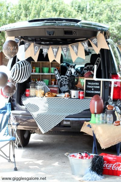 Easy Tailgate Snack and Party Ideas - Giggles Galore