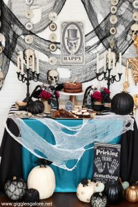 Gothic glam murder mystery dinner party