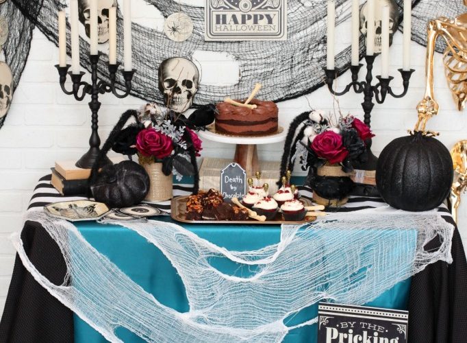 Gothic glam murder mystery dinner party