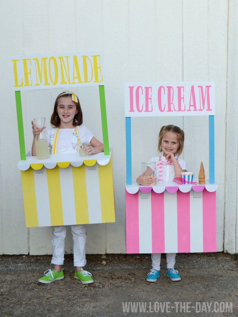 Lemonade and Ice Cream Stand Halloween Costume