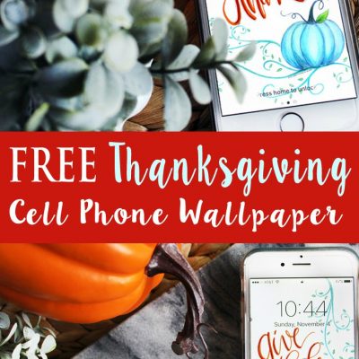 FREE Thanksgiving Cell Phone Wallpaper