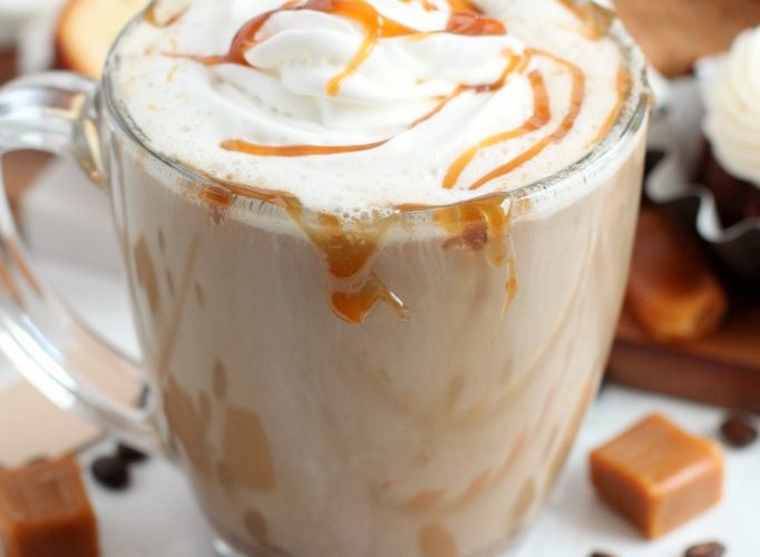 Java house hot salted caramel coffee cup