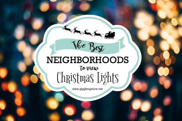 Best neighborhoods to view christmas lights