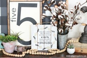 Farmhouse mothers day gallery sign