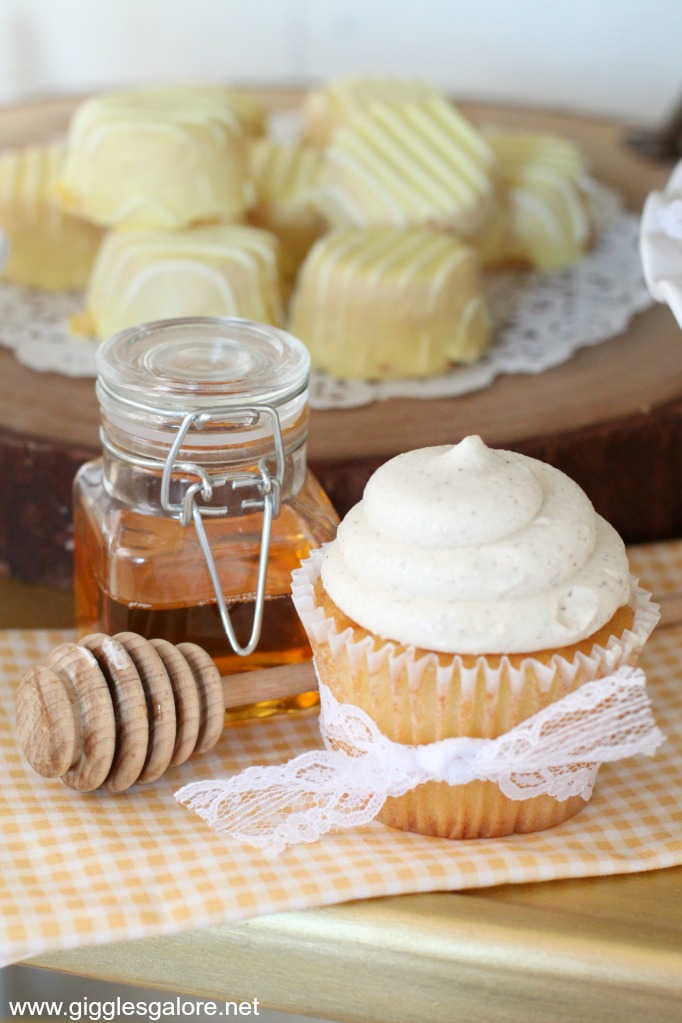 Honey vanilla cupcakes