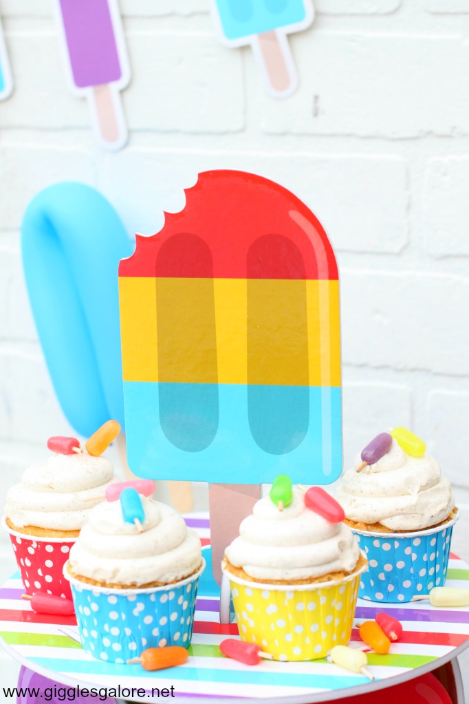 Popsicle cupcakes
