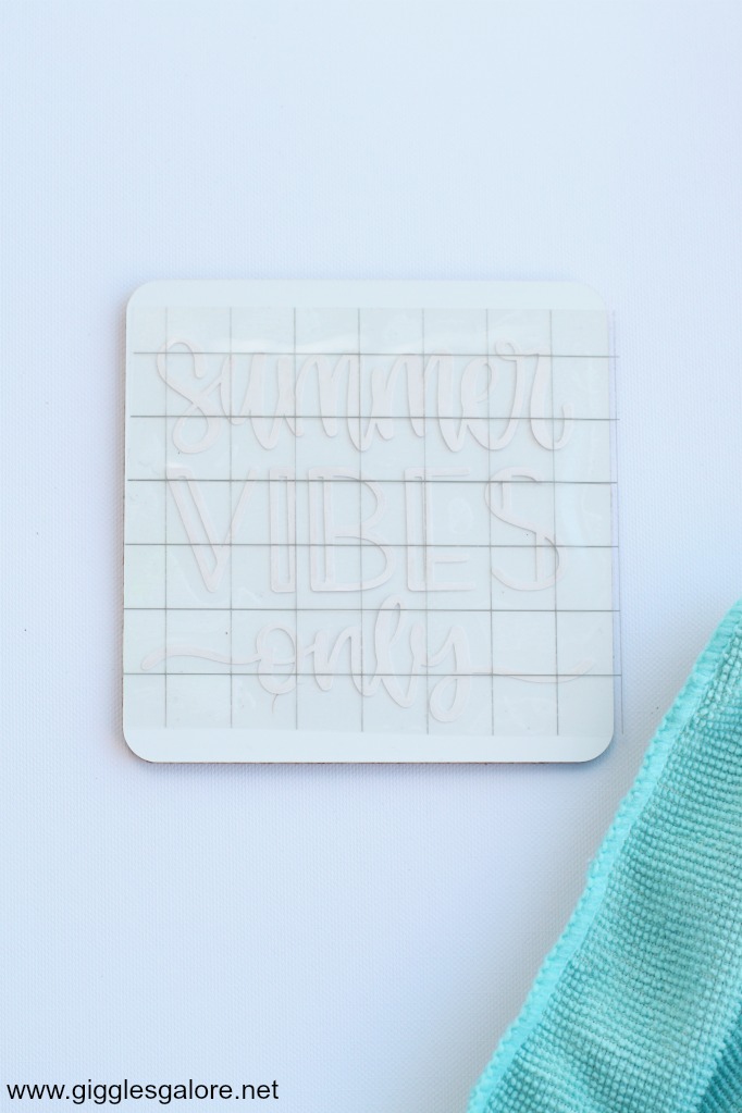 Cricut infusible ink coaster step 2 1