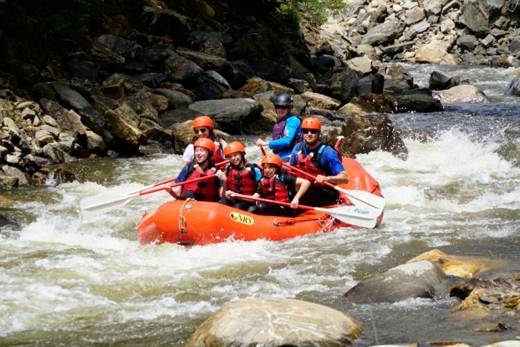 Raftmasters clear creek raft trip