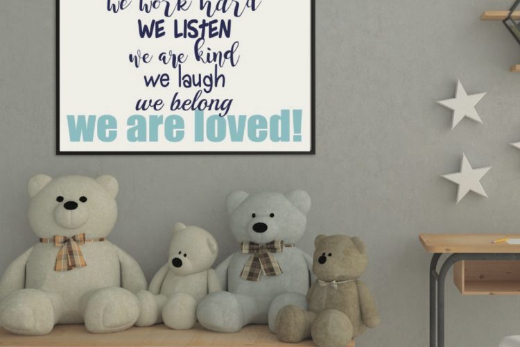 Everyday party magazine classroom sign copy