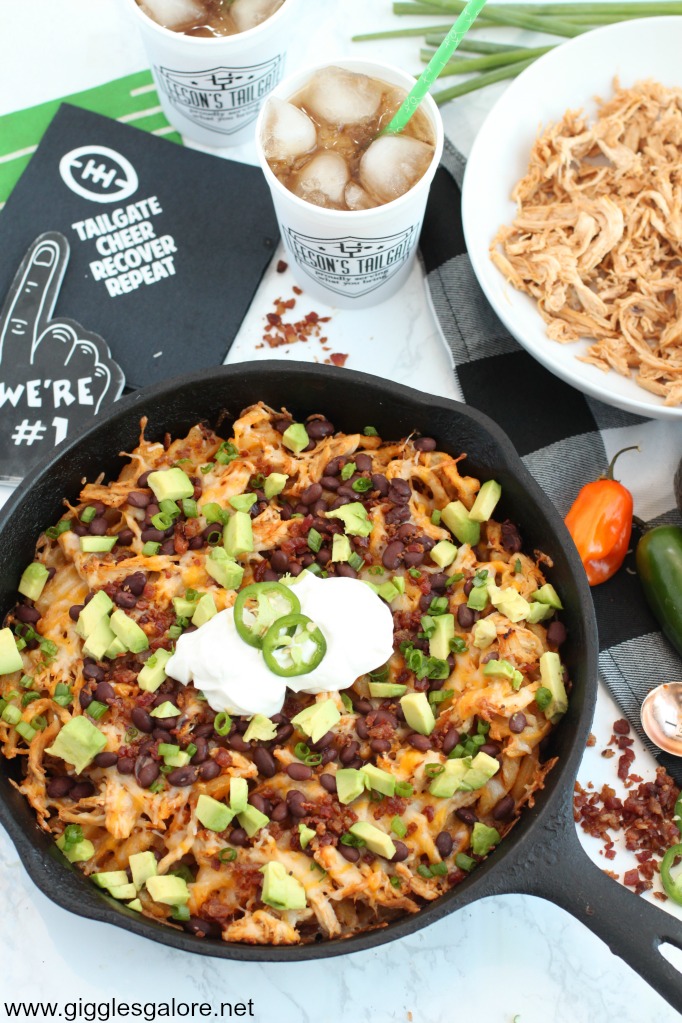 Bbq chicken skillet fries Bbq chicken skillet fries