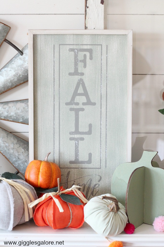Fall farmhouse sign