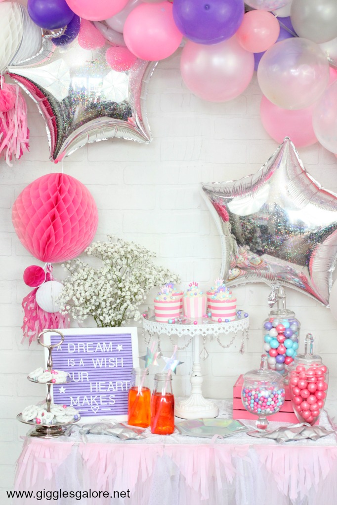 Princess party candy bar color it candy