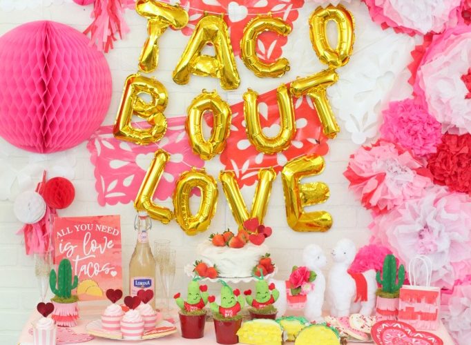 Taco bout love fiesta party backdrop