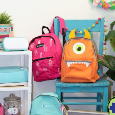 Customized Foster Care Backpacks with Cricut