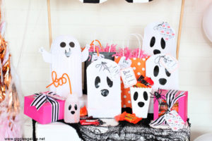 Halloween ghost themed treats