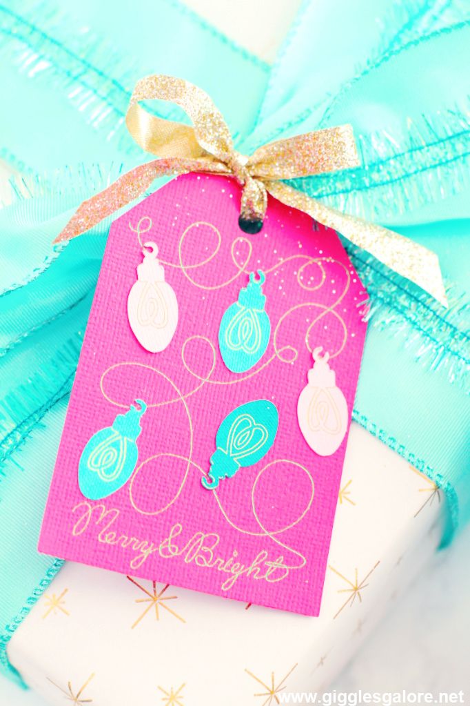 Cricut foil gift tags