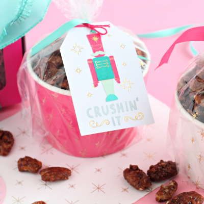 Sweet and Spicy Holiday Nuts & DIY Gift Bags