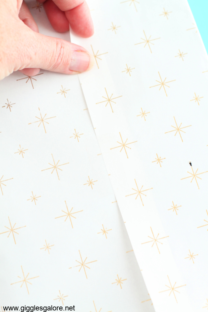 Wrapping presents with diy cricut foil paper