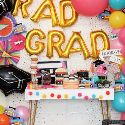 80s Inspired Rad Grad Graduation Party
