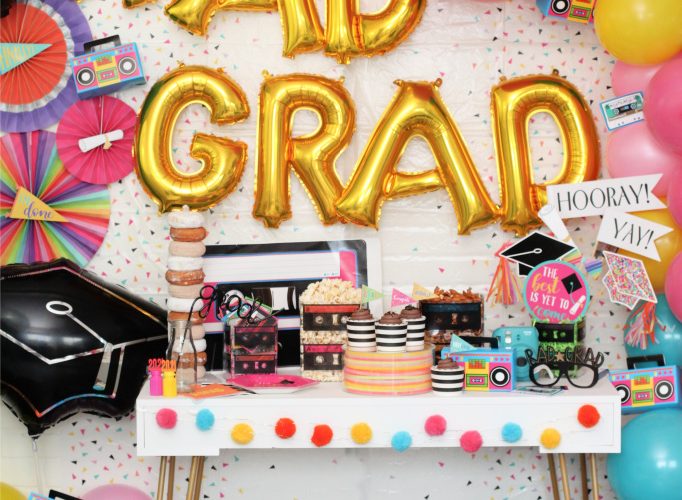 80s inspired rad grad graduation party ideas