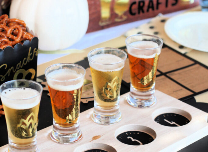 Beer Tasting Party With Cricut Decals