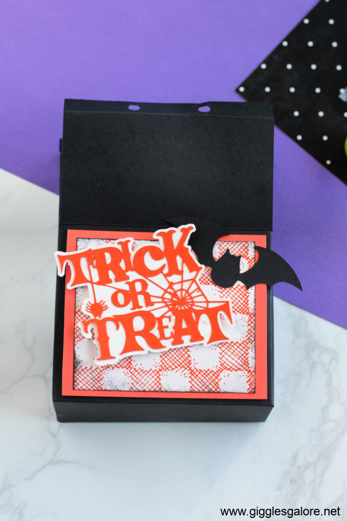 Cricut Halloween Treat Box Step 6