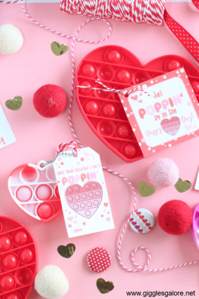 Valentine Pop It Gift with Printable