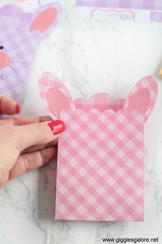 Bunny Gift Card Holder Step 3