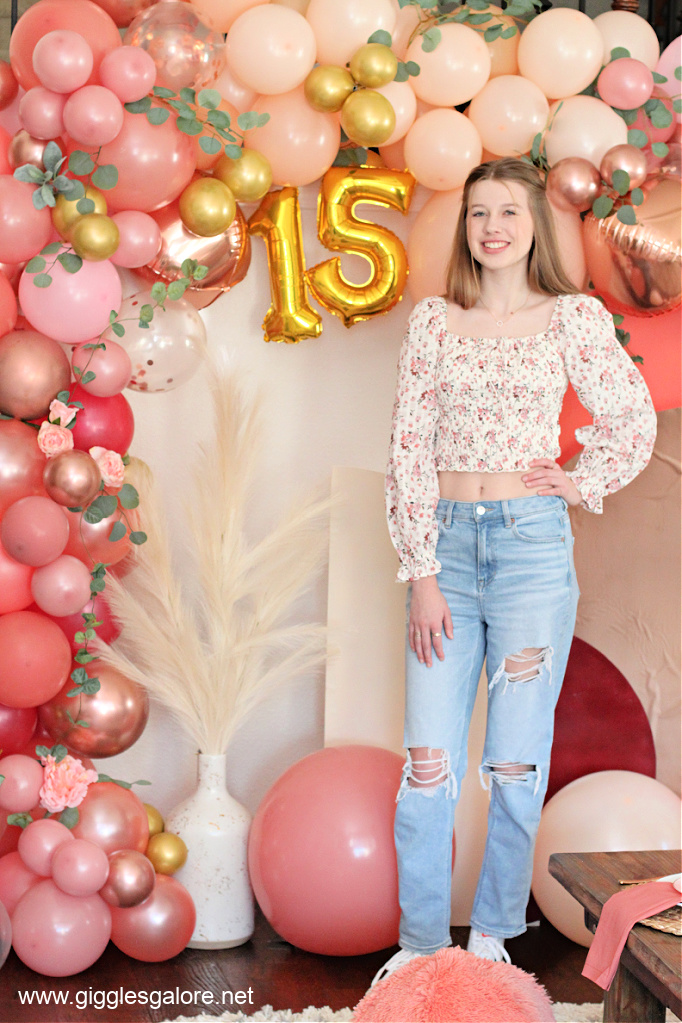 15th Birthday BoHo Balloon Garland