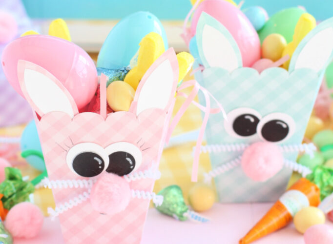 DIY Cricut Bunny Popcorn Box