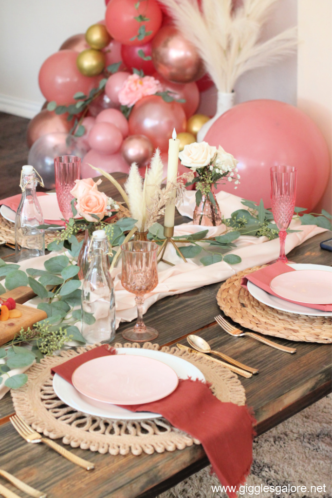 Pink BoHo Birthday Table