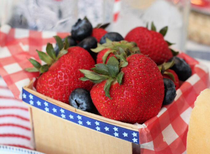 4th of July Berry Basket