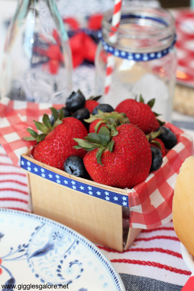 4th of July Berry Basket