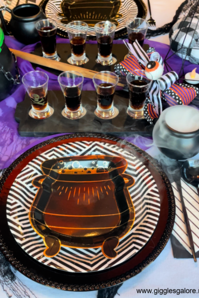 Witches Brew Table Setting