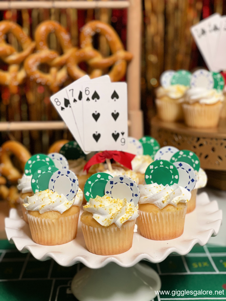 Casino Party Cupcakes