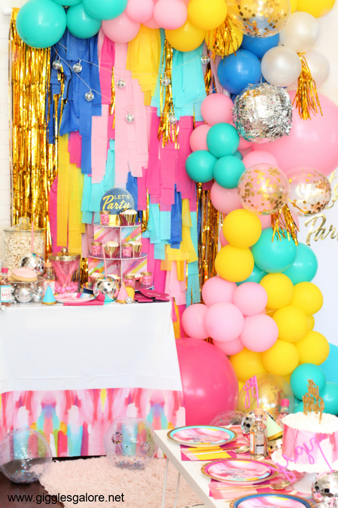Colorful Adult Birthday Party Ideas