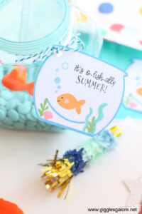 O-Fish-Ally Summer Drink and Printable Tags - Giggles Galore
