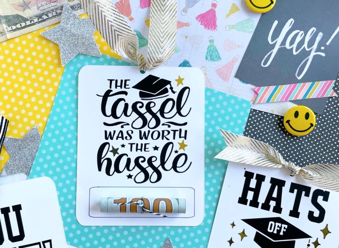 Graduation Cricut Money Holder