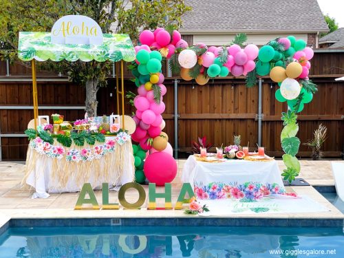 Hosting an Elevated Luau Pool Party - Giggles Galore