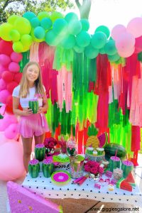 Watermelon Fringe Party Backdrop